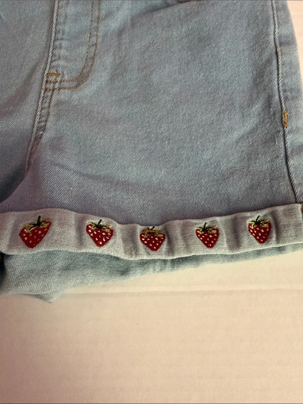 Sweet Storm Pink Strawberry Peplum Tee